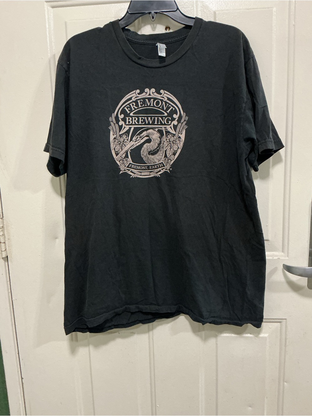 American Apparel Black Fremont Brewing Logo Tee